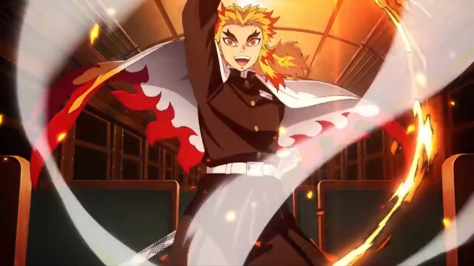 鬼灭之刃炎柱炼狱杏寿郎流淌着最纯粹的热血燃烧出生命中高贵的赤红