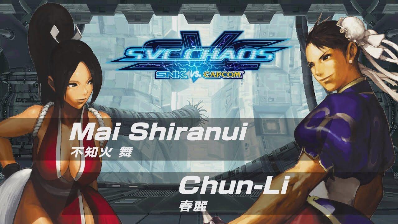 【PSA10】ファミ通一族の陰謀/CAPCOM vs SNK(春麗＆不知火舞) IGN】《SNK VS. CAPCOM SVC CHAOS》「不知火舞&春丽」连招演示_街头霸王