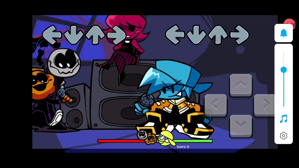 《fnf》疯玩版skid和pump困难通关.