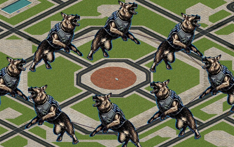 【红警】一圈警犬互咬,会一直转下去吗_哔哩哔哩 (゜-゜)つロ 干杯