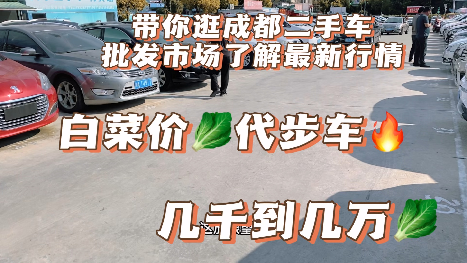 带你逛二手车批发市场了解最新行情!都是代步练手车!哔哩哔哩bilibili