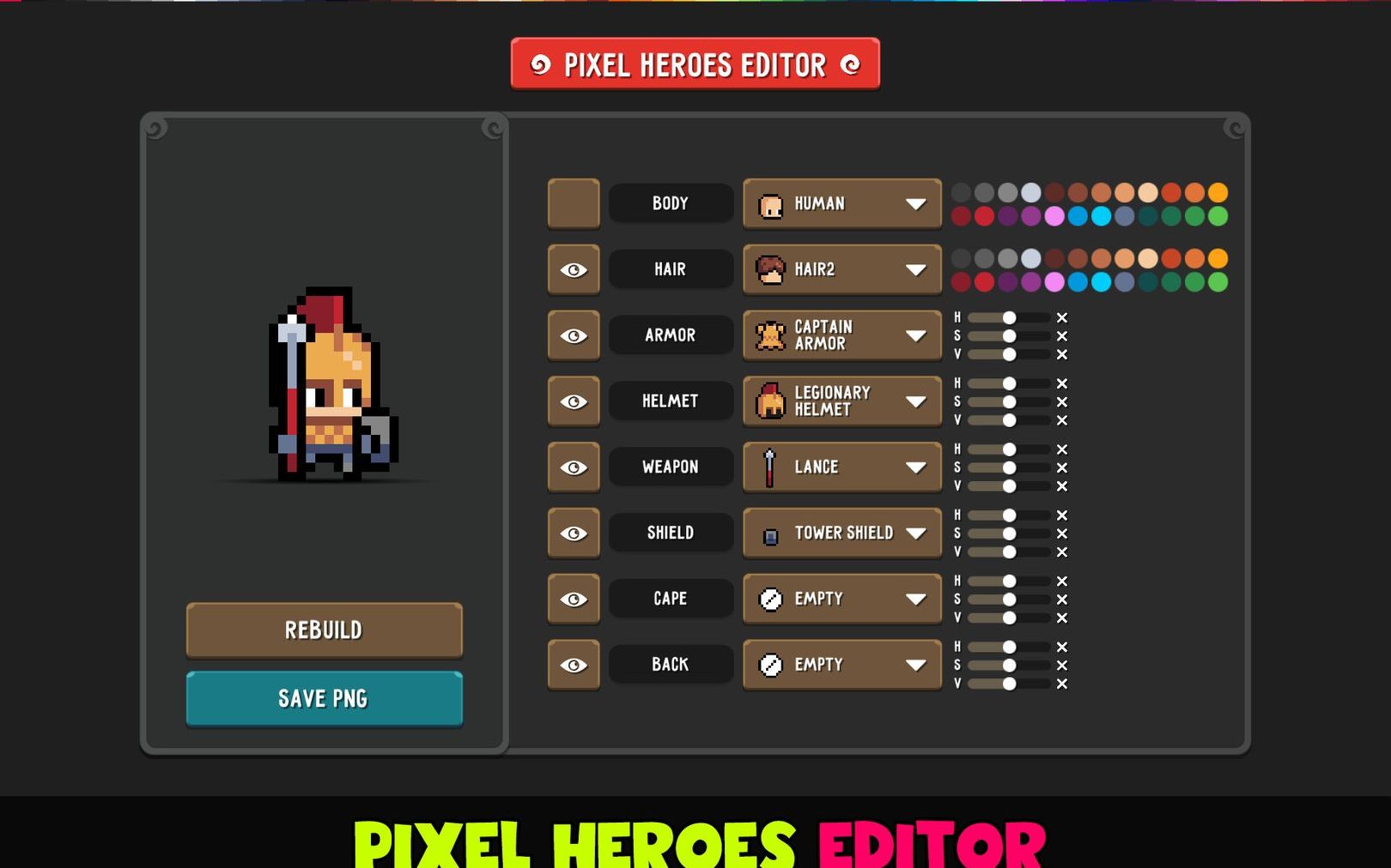 【Unity素材推荐】可爱2D像素人物英雄序列图创建工具 64x64 Pixel Heroes Editor 推荐指数【★★★★★】哔哩哔哩bilibili