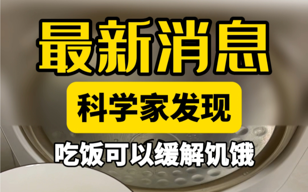 给大家科普一个知识:大家饿了可以吃饭哔哩哔哩bilibili