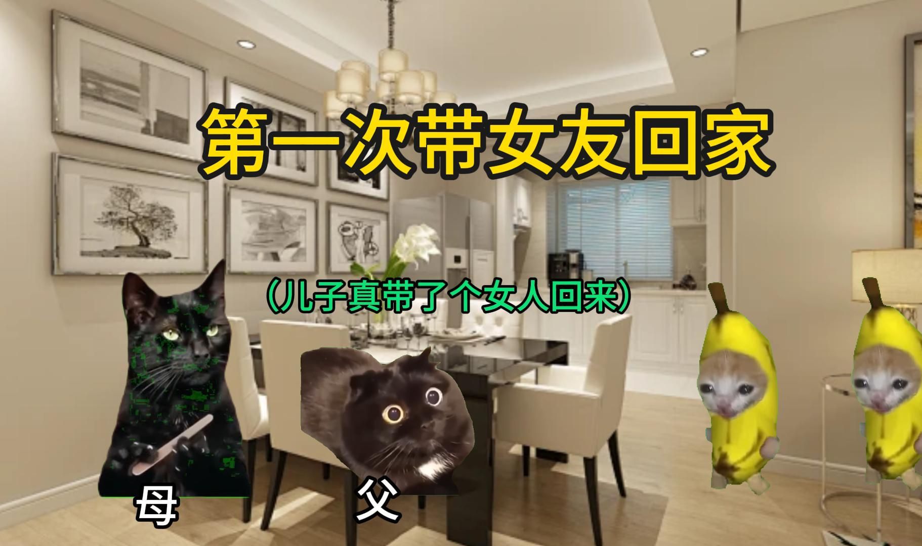 [图]【猫meme】第一次带女友回家