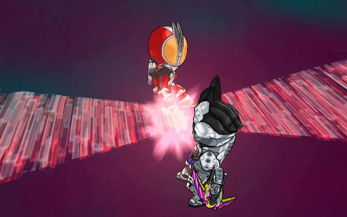 假面骑士战斗突击 五星 faiz爆裂形态必杀演示_哔哩哔哩 (゜-゜)つロ