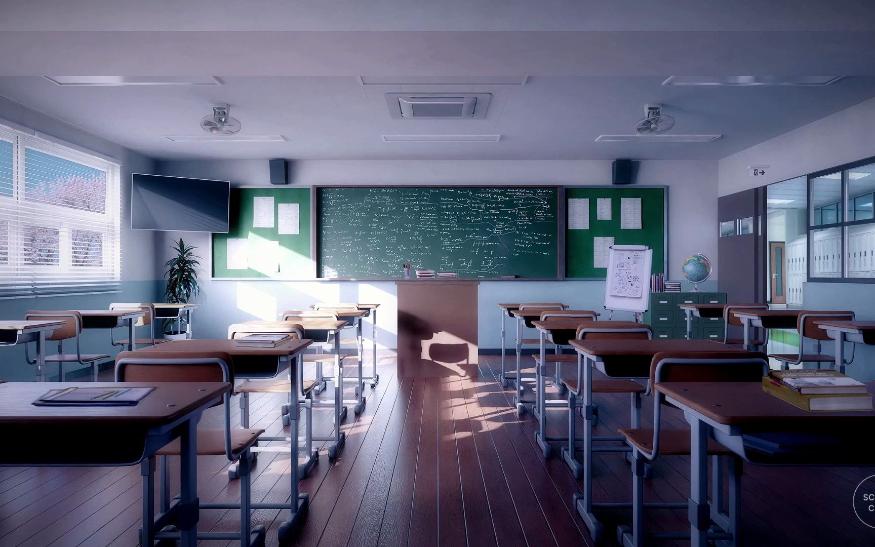 春季教室氛围白噪音 书写声 | 打字声