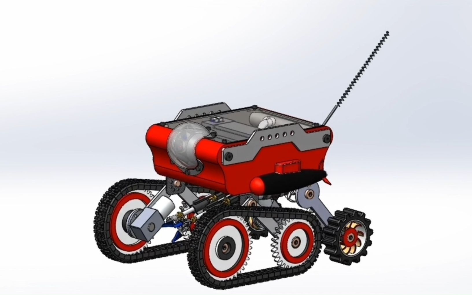 多功能勘探救援机器人