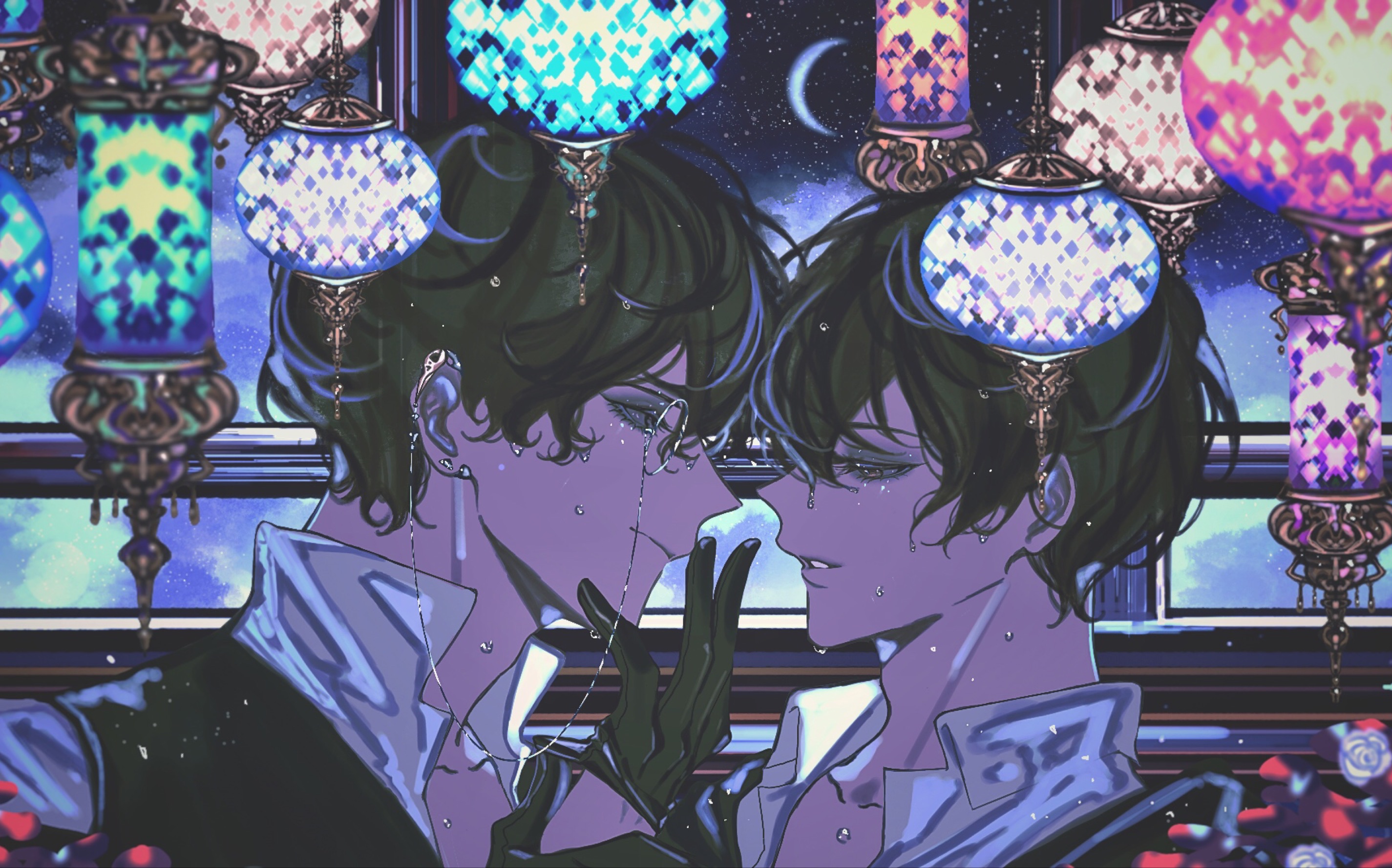 【procreate过程】诡秘之主--蒙克---于雨后群星下我们嗫嚅爱语