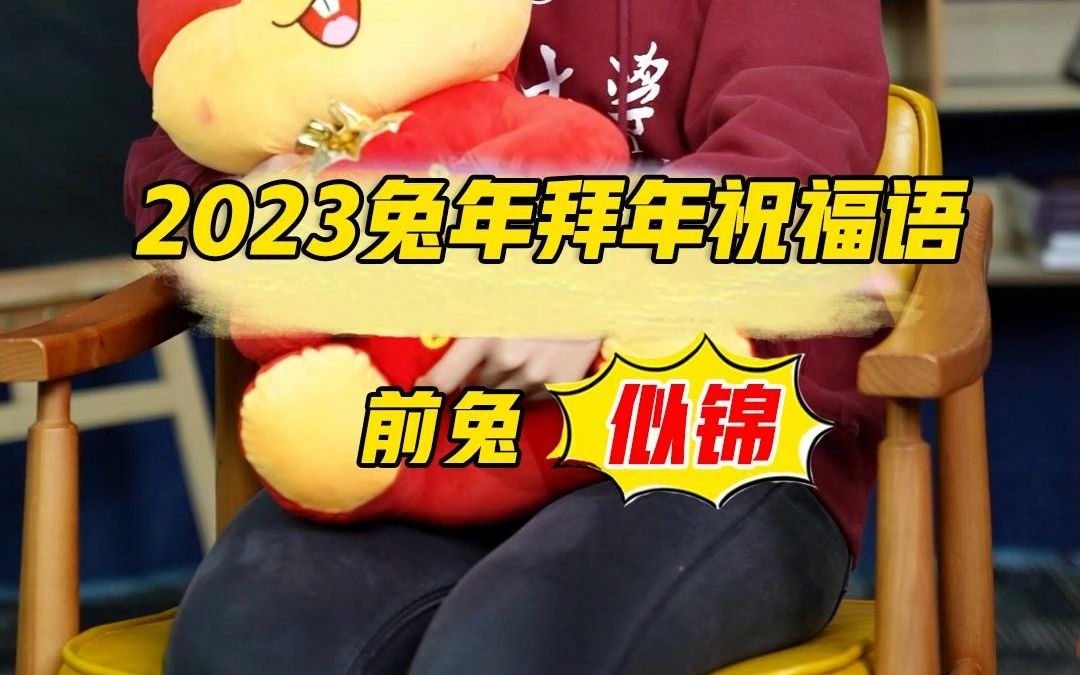 2023兔年拜年祝福语,前兔似锦!哔哩哔哩bilibili