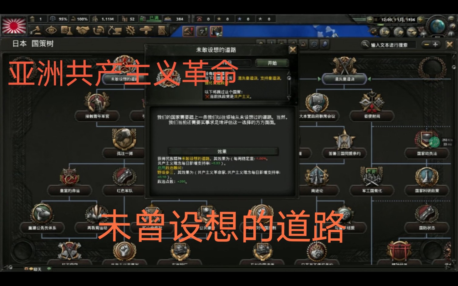 活动  【钢铁雄心4】亚洲共产主义革命第一期———未曾设想的道路