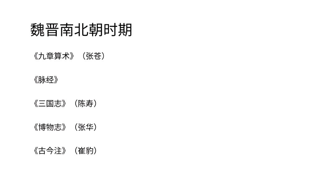 [图]古人智慧的结晶 古籍整合 魏晋南北朝时期 03