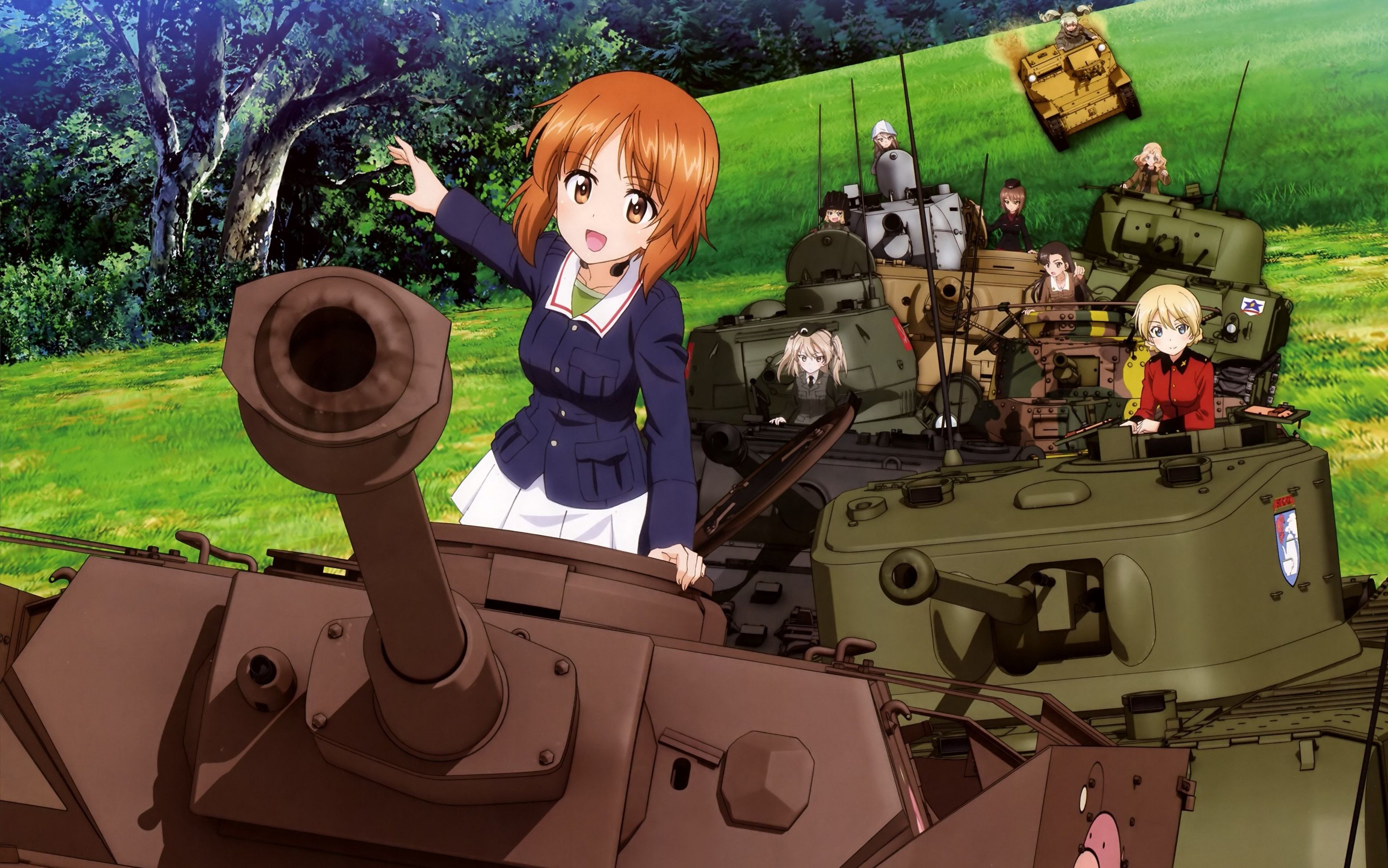 少女与战车宣传海报图片