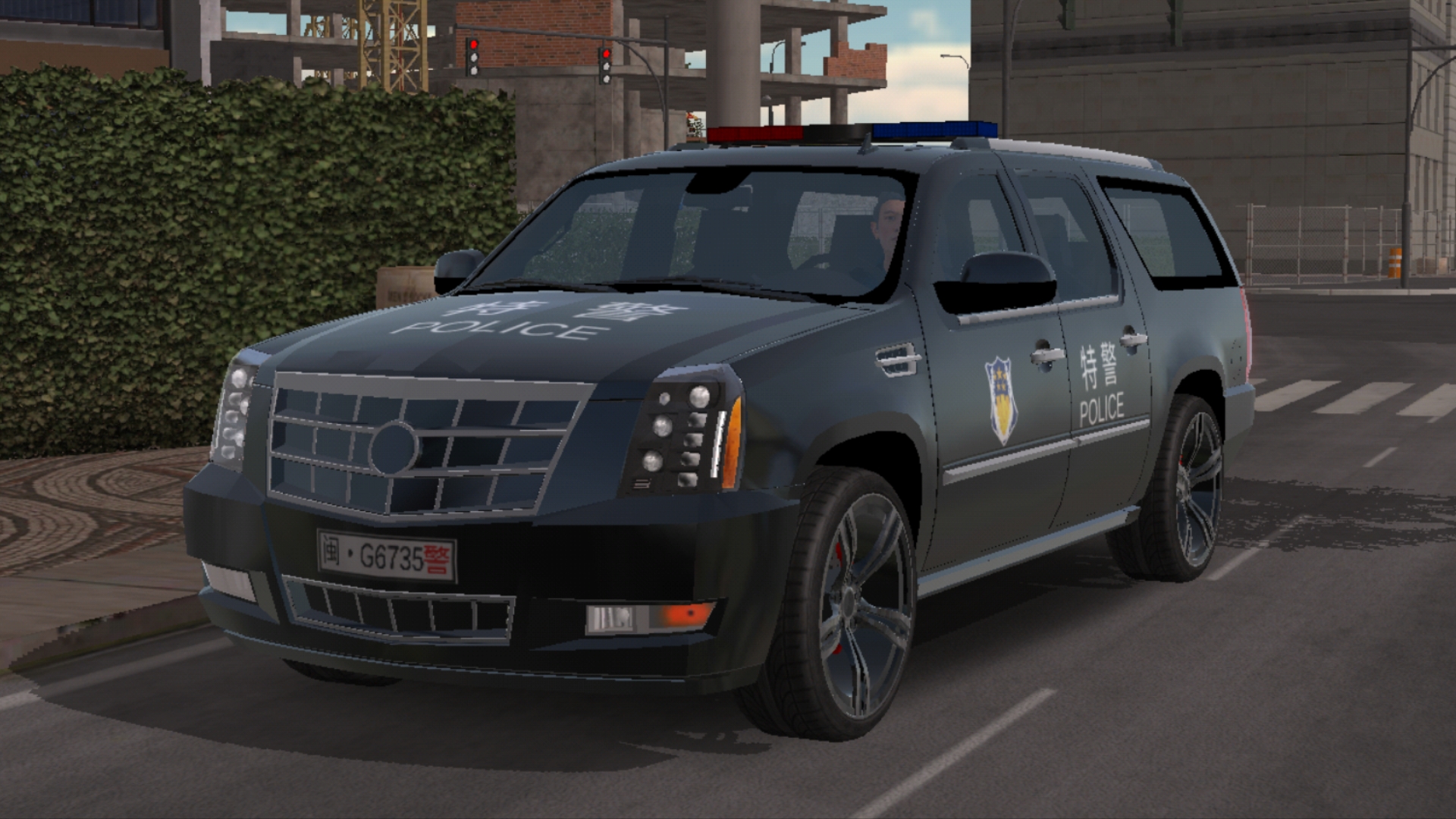 car parking中国特警警车展示