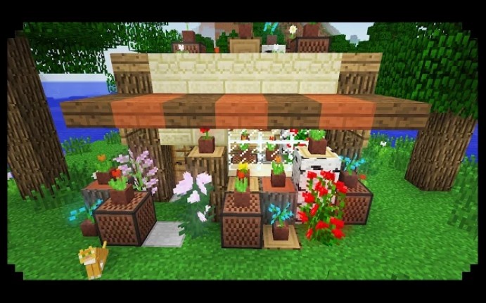 【MagmaMusen】Minecraft:如何制作花店哔哩哔哩bilibili