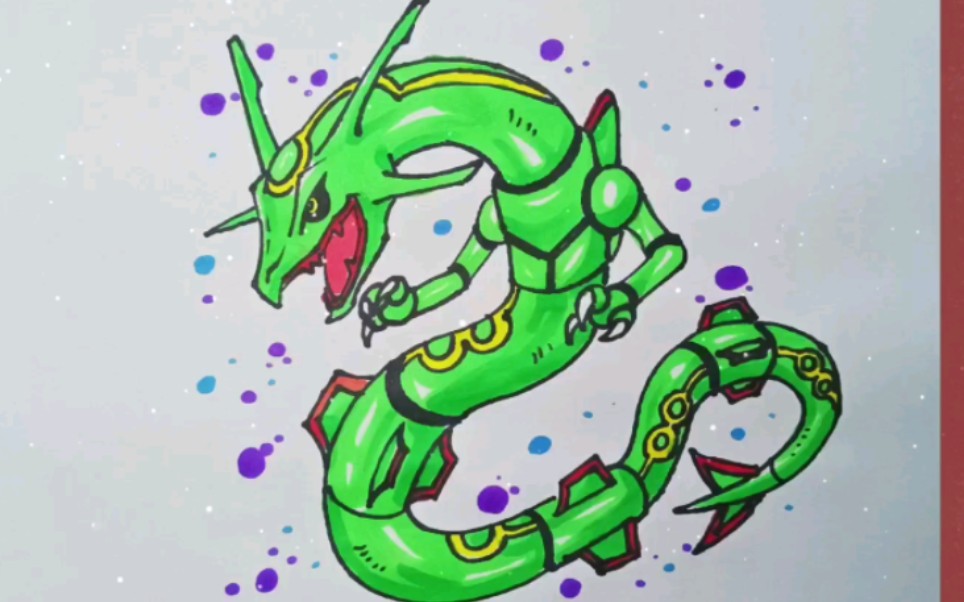 宝可梦【裂空座】绘画教程,内容详细,讲解清晰.