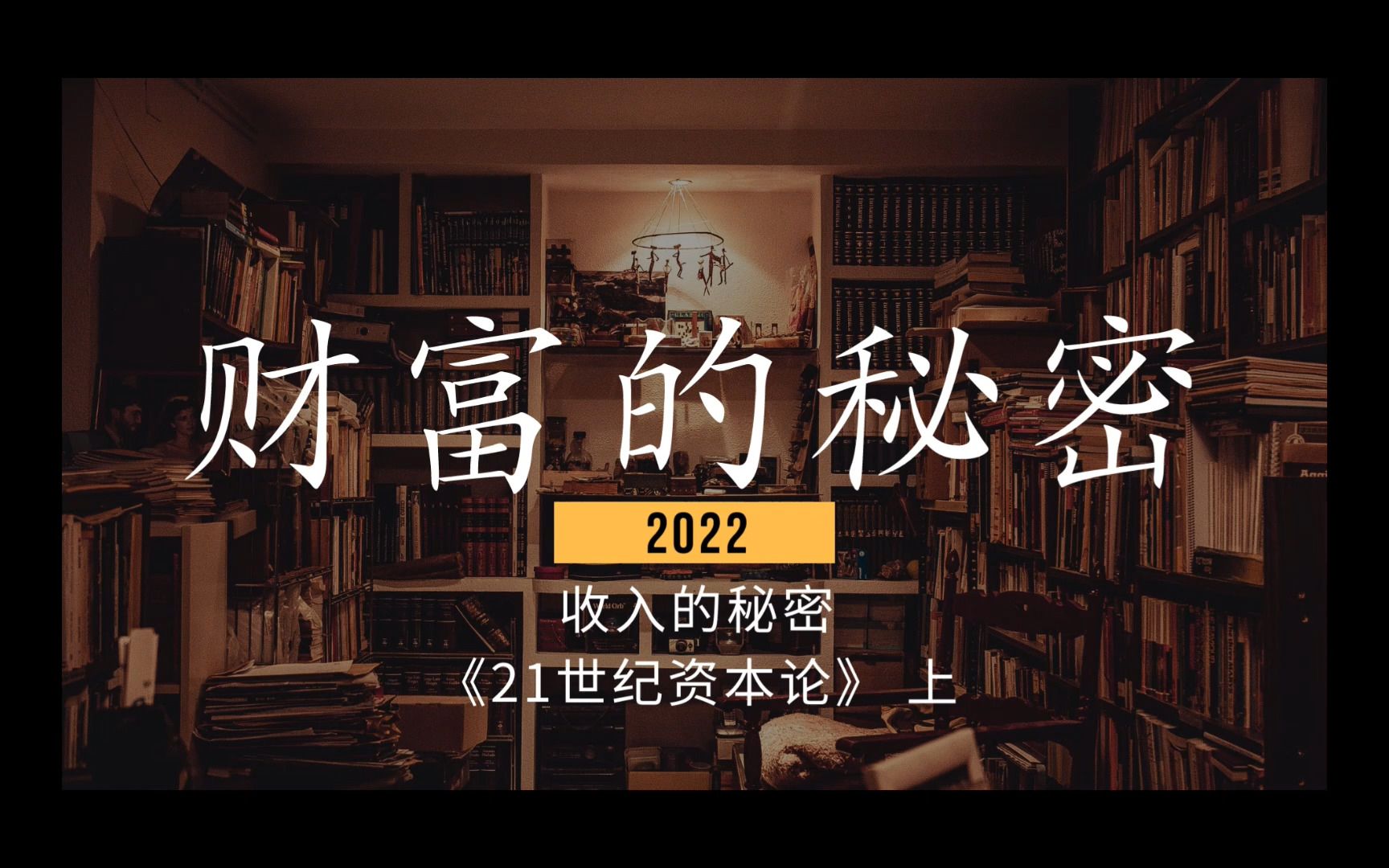 财富的秘密之收入的秘密 《21世纪资本论》上哔哩哔哩bilibili