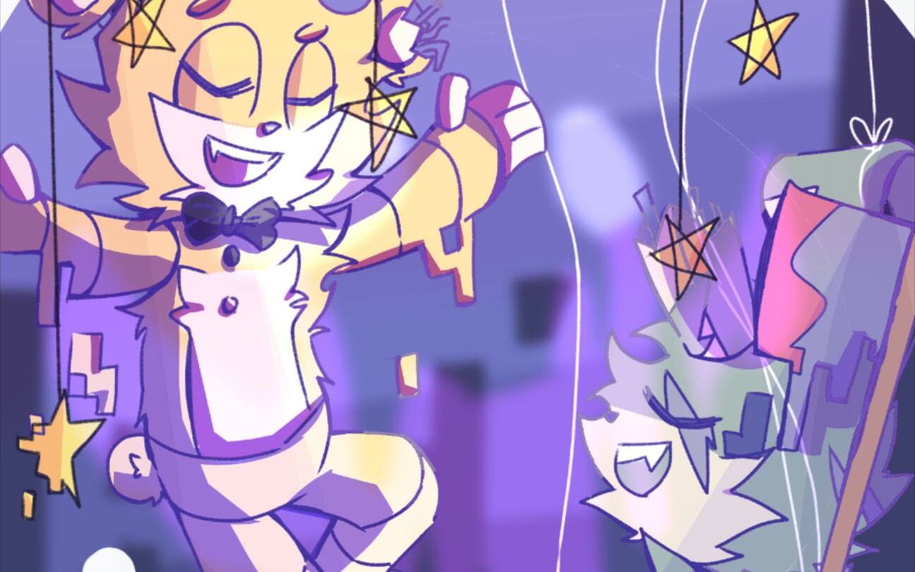 [fanf/绘画]画一只金熊和弹簧