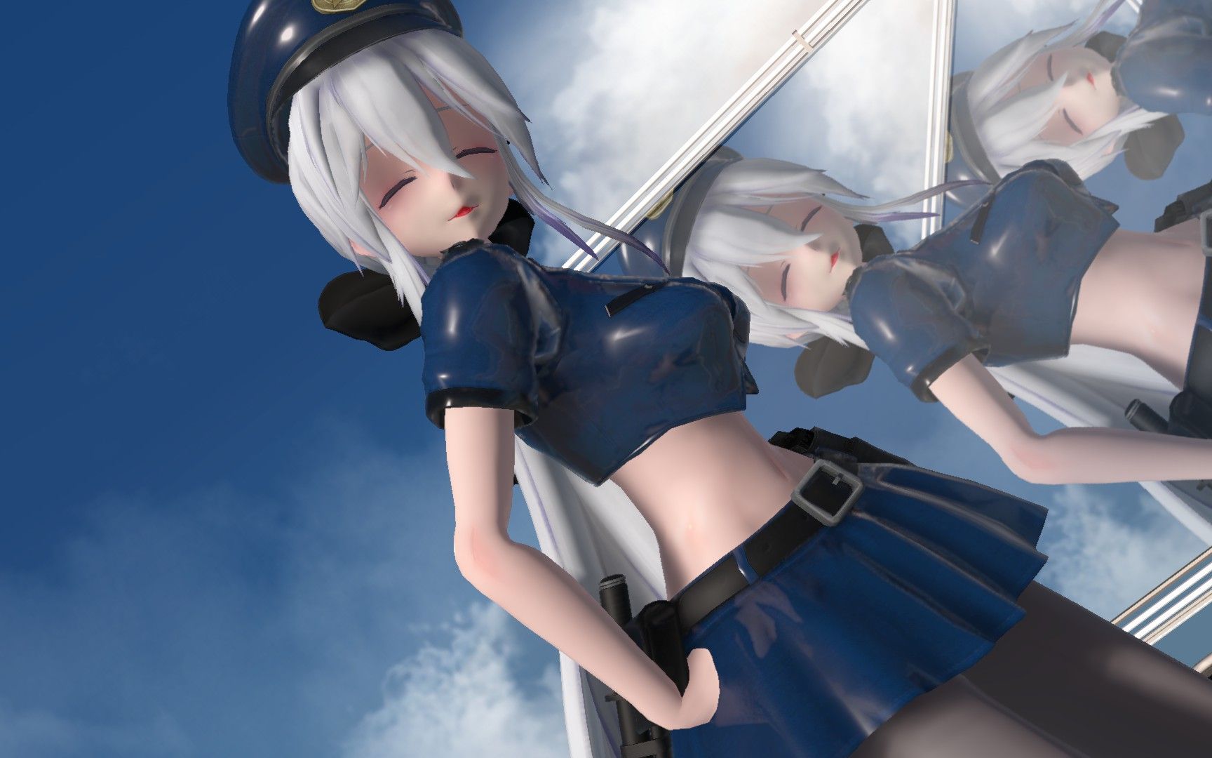 关键词 haku 制服 黑丝 极致渲染