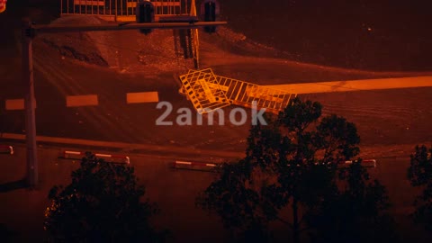 城市夜晚下雨路面积水汽车雨中行驶4k视频凌点视频素材网哔哩哔哩bilibili