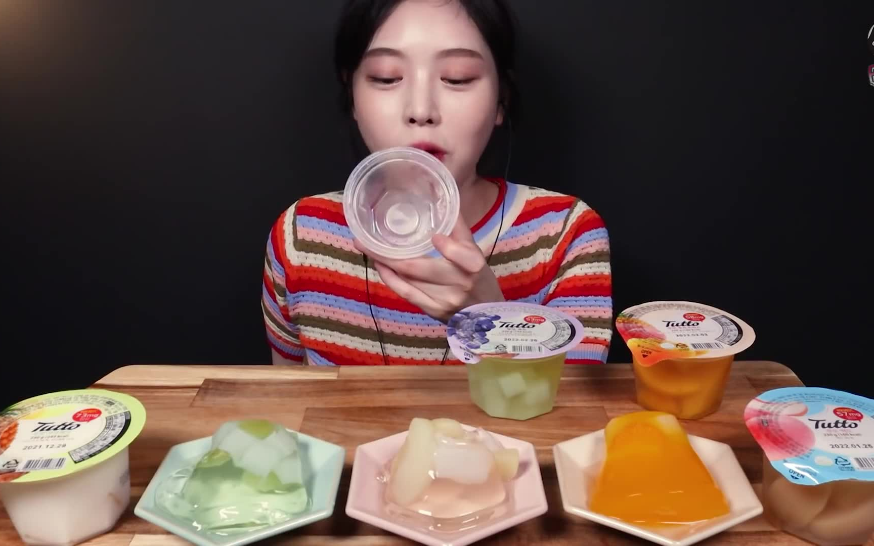 【boki-中字-高清】最新视频|各种水果布丁果冻吃播,吃甜点的声音