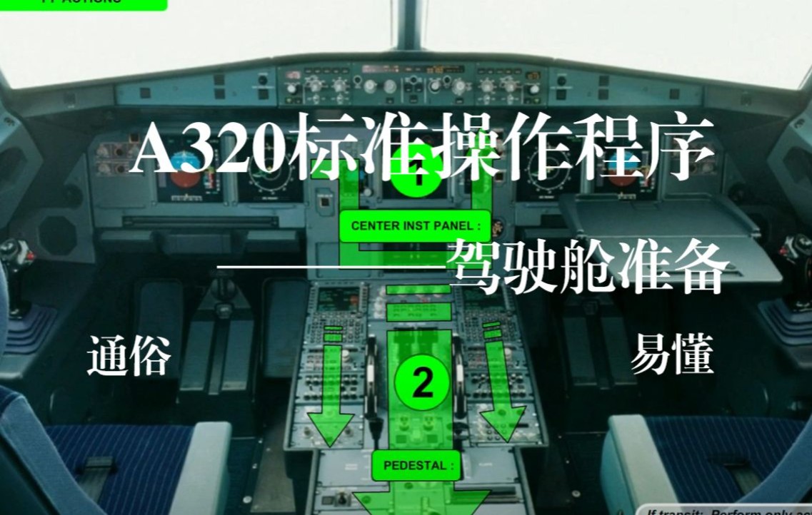 [图]空客a320标准操作程序 驾驶舱准备（模拟飞行使用）