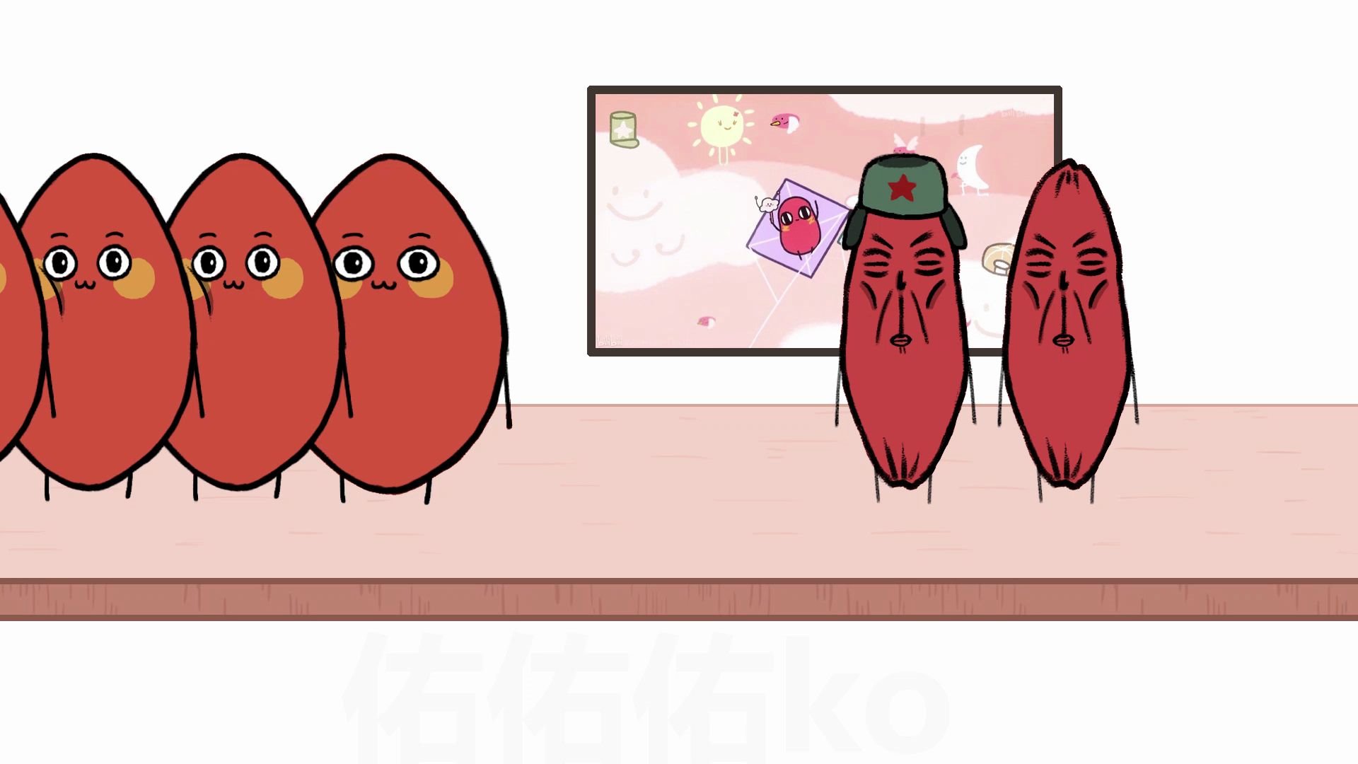 【请吃红小豆吧】建国老师膨胀了【动画】帮红小豆实现梦想