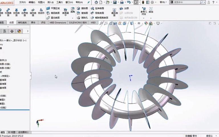 SolidWorks绘制电话线发圈也很有一手!哔哩哔哩bilibili