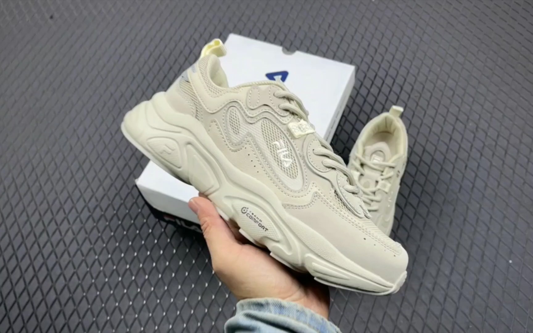 17]fila retro mars 1s  斐乐火星1s系列低帮老爹风增高复古中性休闲