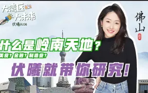 Tải video: 【大湾区大未来】什么是岭南天地！美食？金融？制造业？伏曦就带你研究！