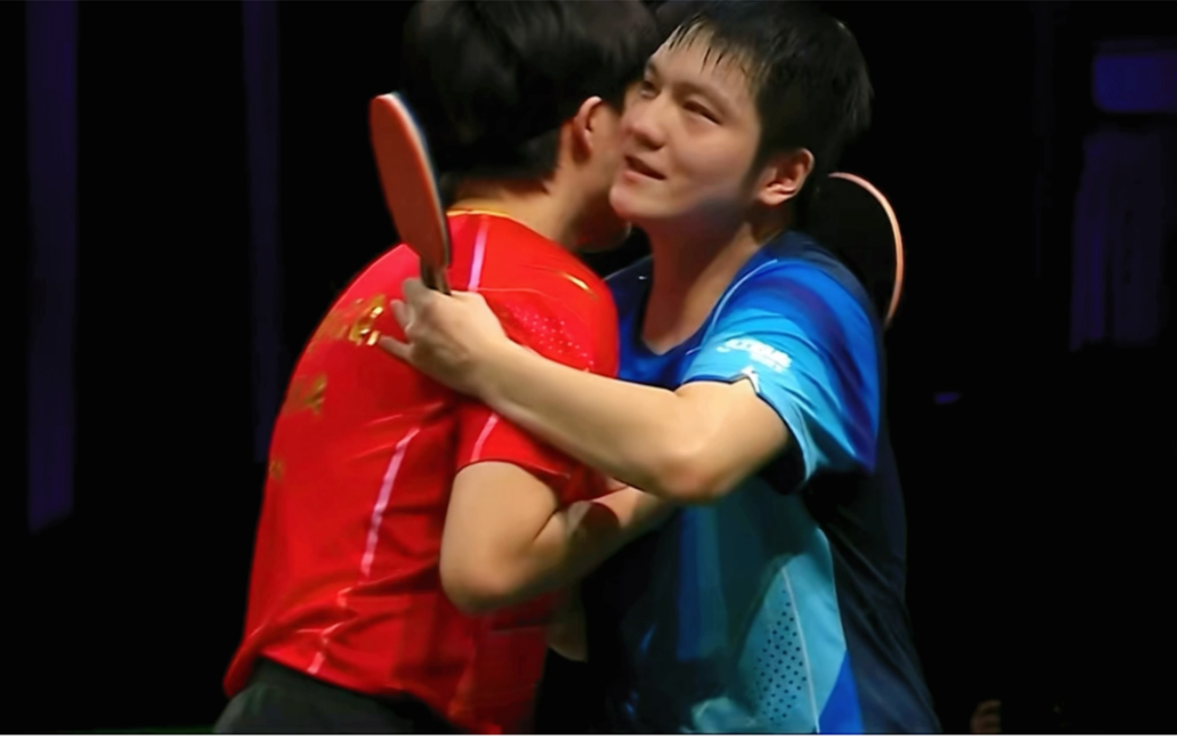 恭喜樊振东德班卫冕,同时也恭喜肉眼可见能担当男乒另一棒的王楚钦