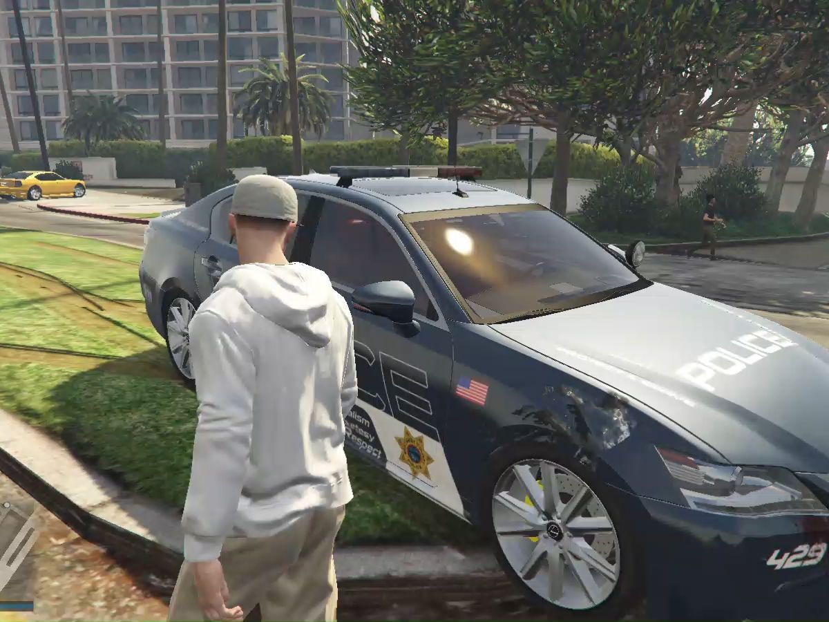 【gta在线】源代码泄露 得到一辆lspd的警车配色实在