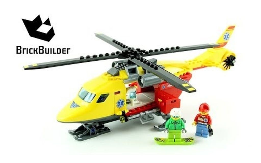 乐高60179 城市系列 急救直升机_哔哩哔哩_bilibili