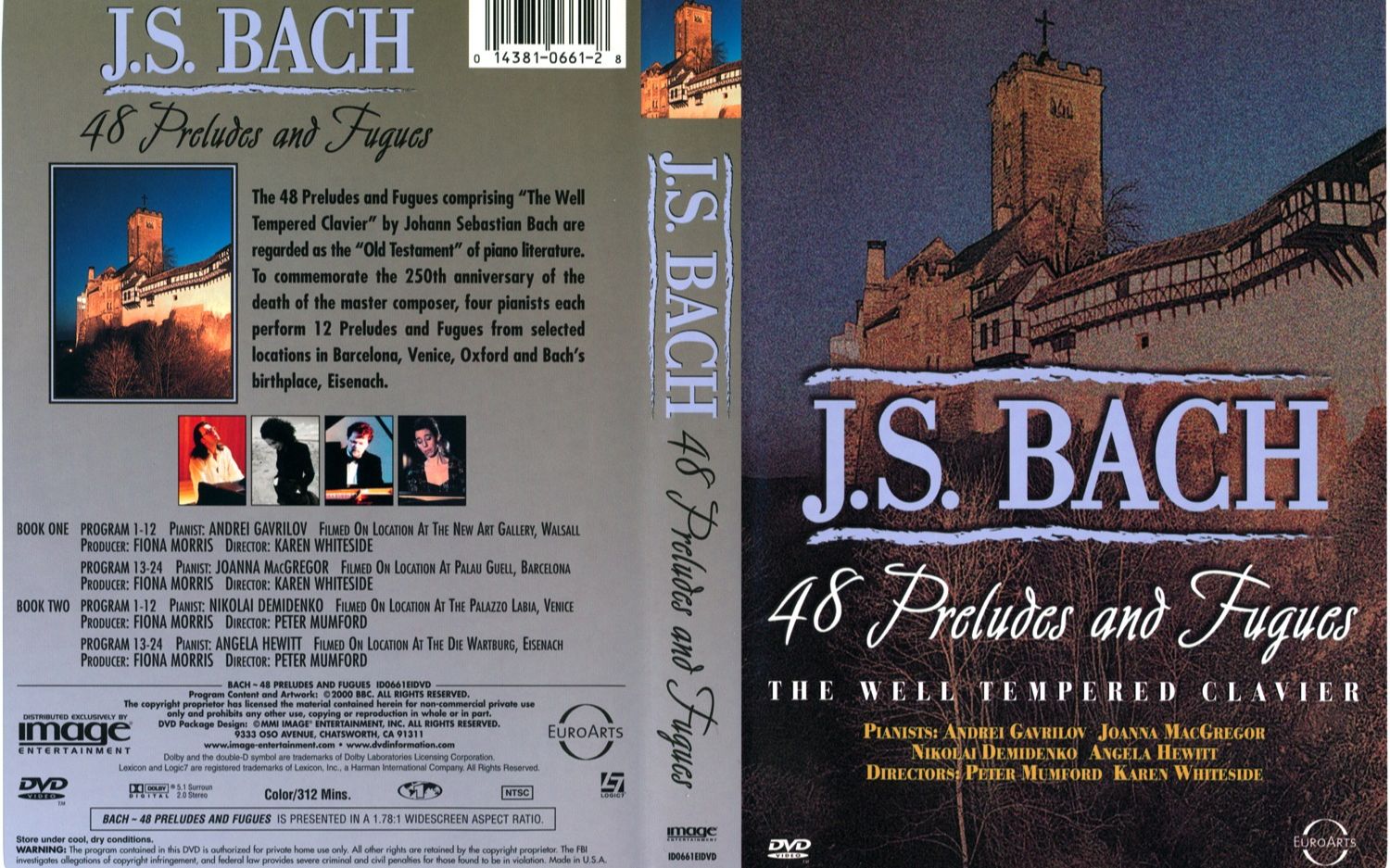 [图]Bach The Well Tempered Clavier 巴赫十二平均律 I & II