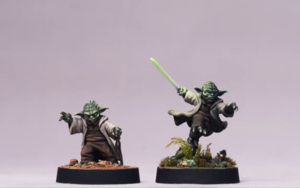 尤达大师 星球大战 星球大战桌游 光剑涂装教学