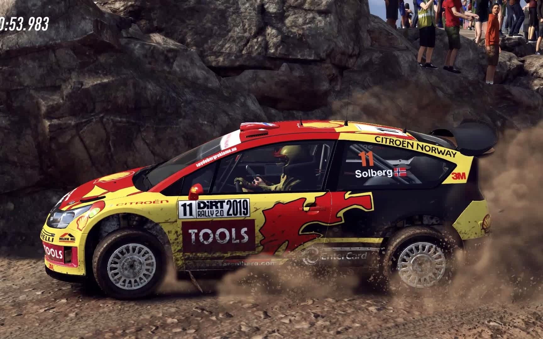 尘埃拉力赛2.0 雪铁龙 c4wrc 阿根廷 超级短道 la merced