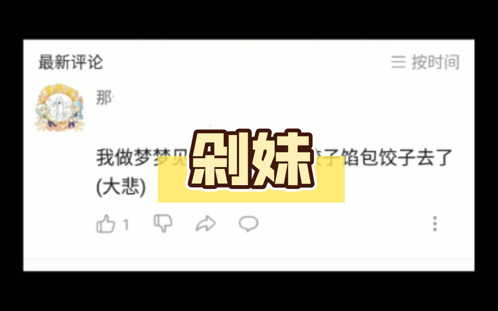 梦见我妹被我剁成饺子馅哔哩哔哩bilibili