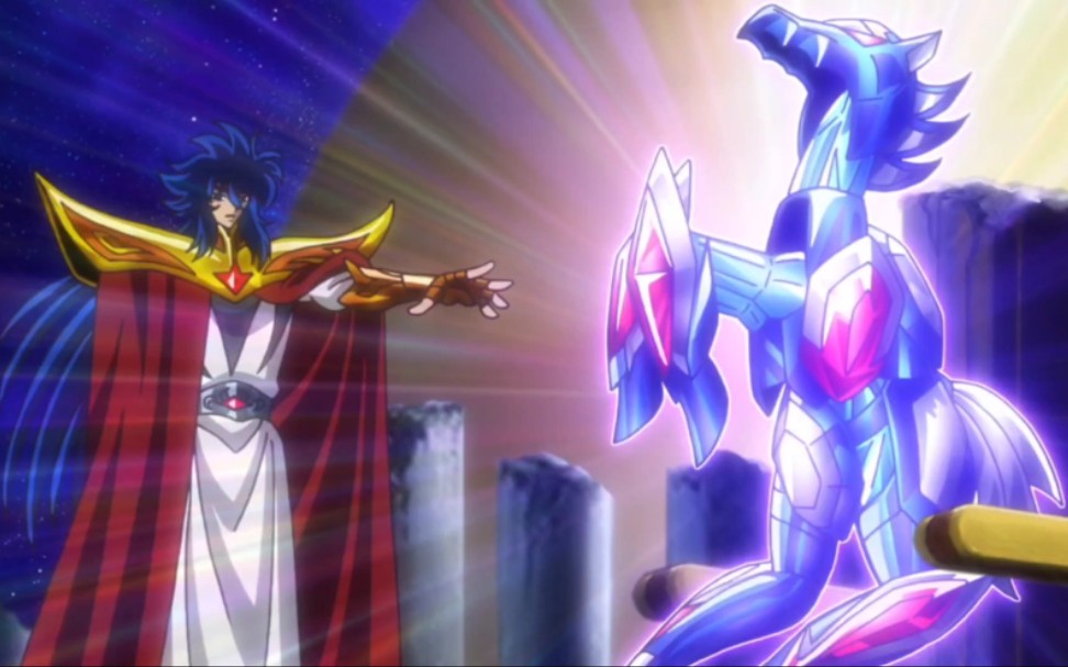 萨图恩托付小马座圣衣告别光牙