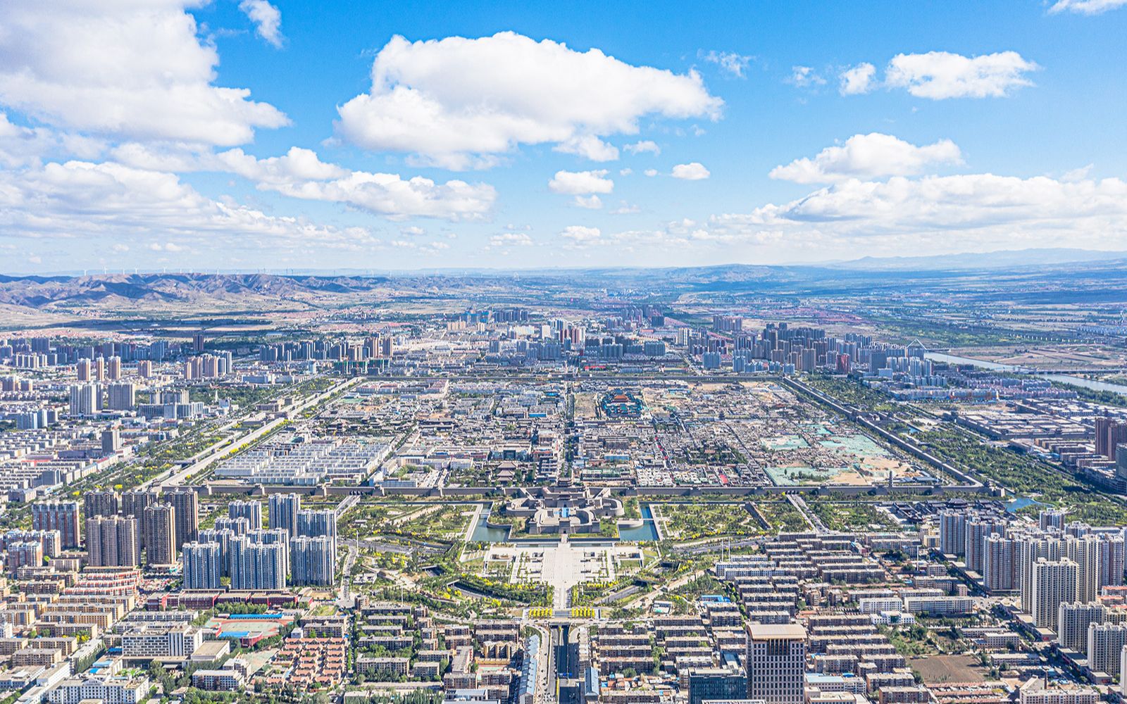 【枉言】航拍大同古城_哔哩哔哩_bilibili