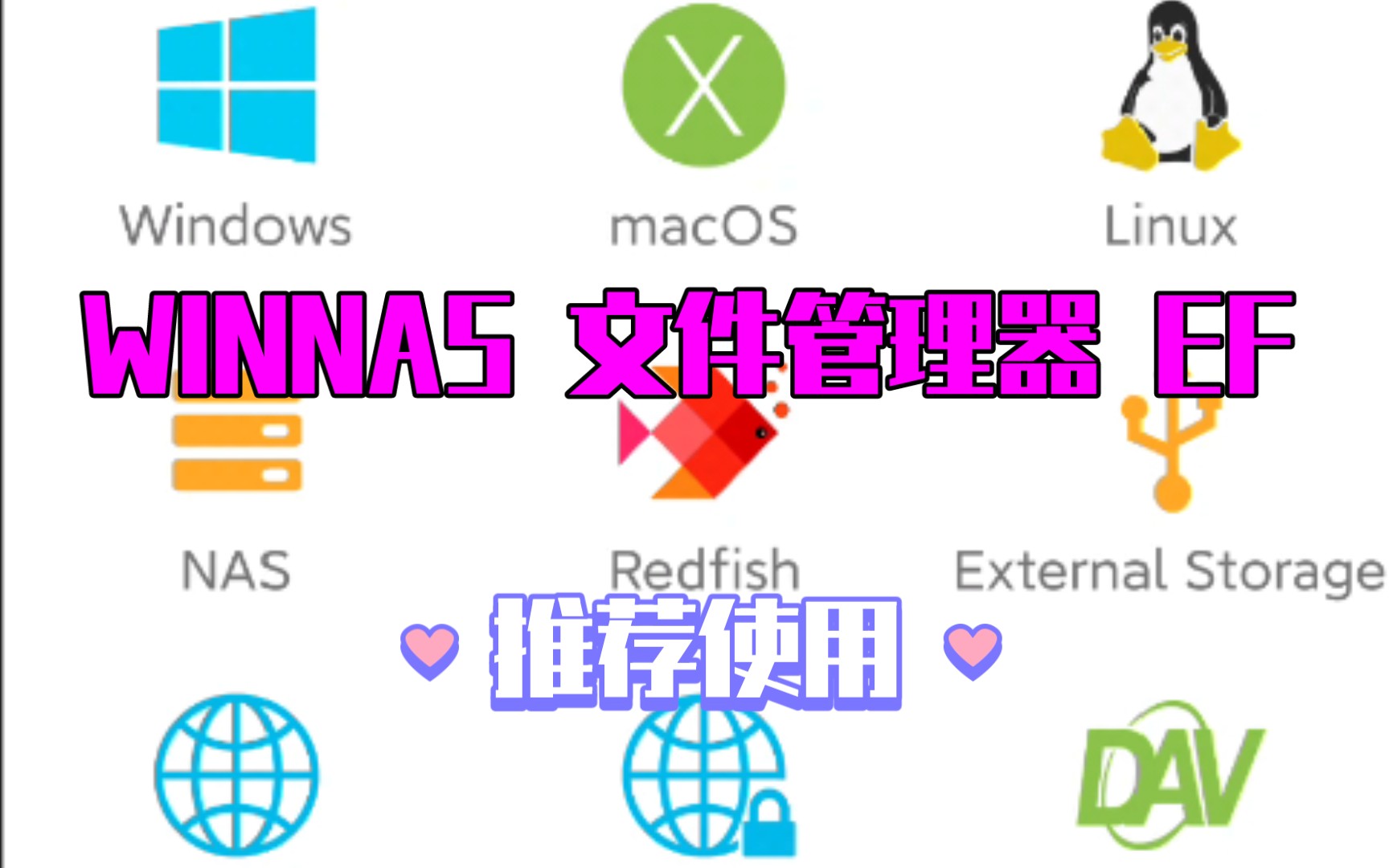 FE文件管理软件 winnas 用起来很方便 推荐使用哔哩哔哩bilibili