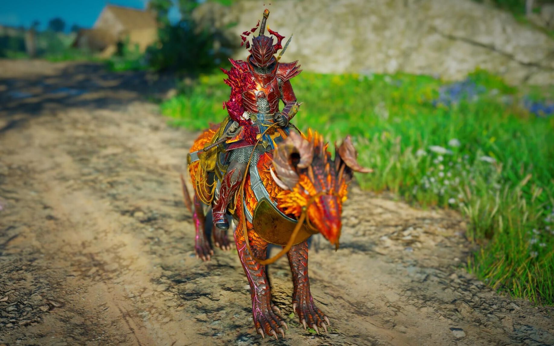 英灵殿新装备:巨龙骑士套装演示,实战与hash分享