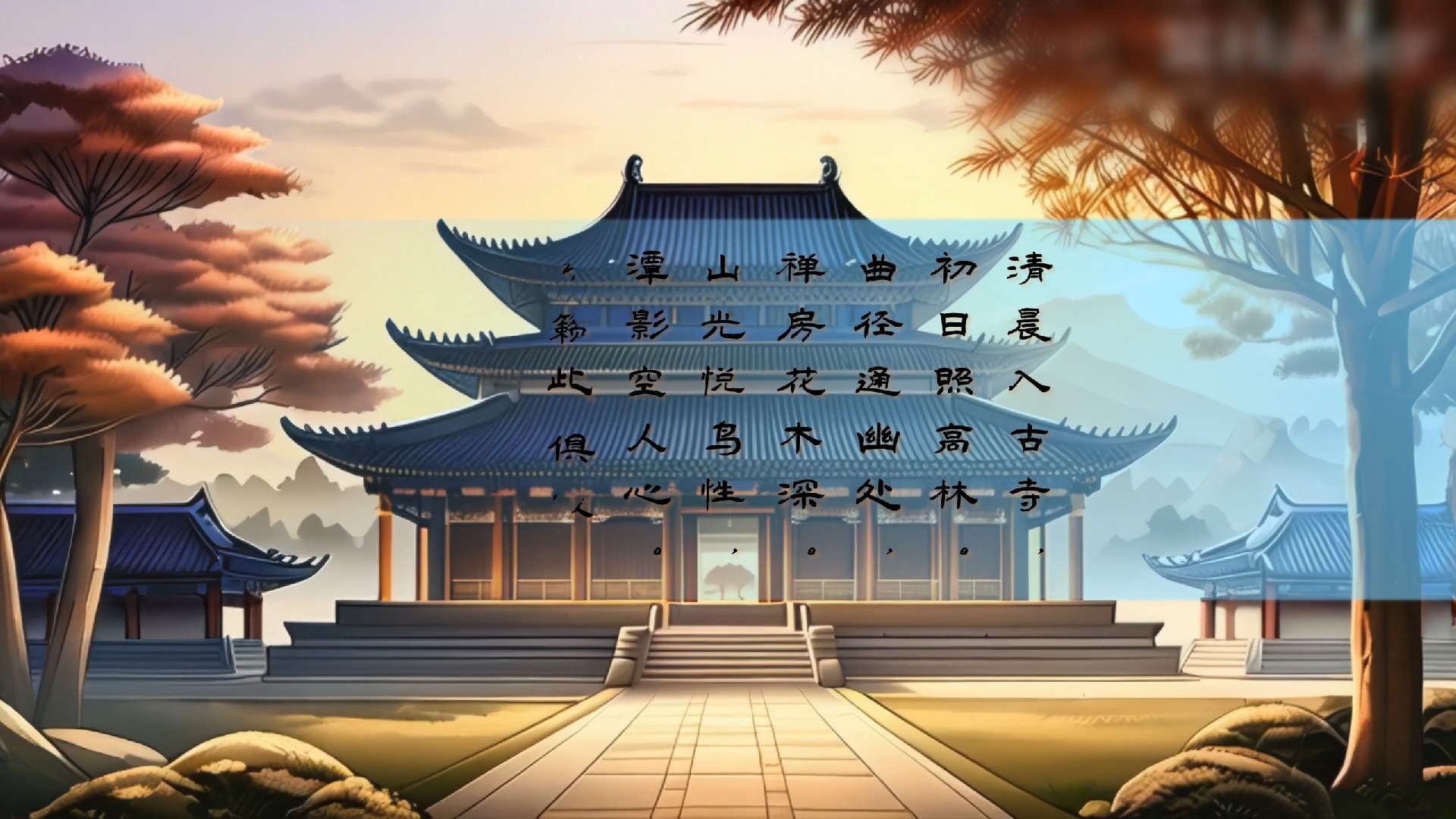 《题破山寺后禅院》
