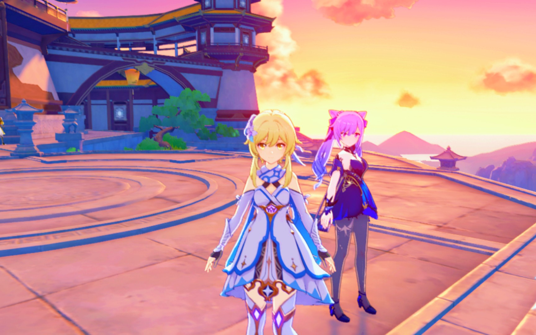 原神屑荧偷窥刻晴被发现