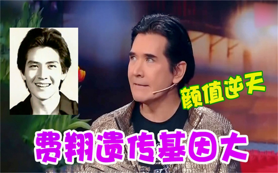 费翔一家高颜值合集,父亲成熟有魅力母亲颜值逆天,怪不得那么帅