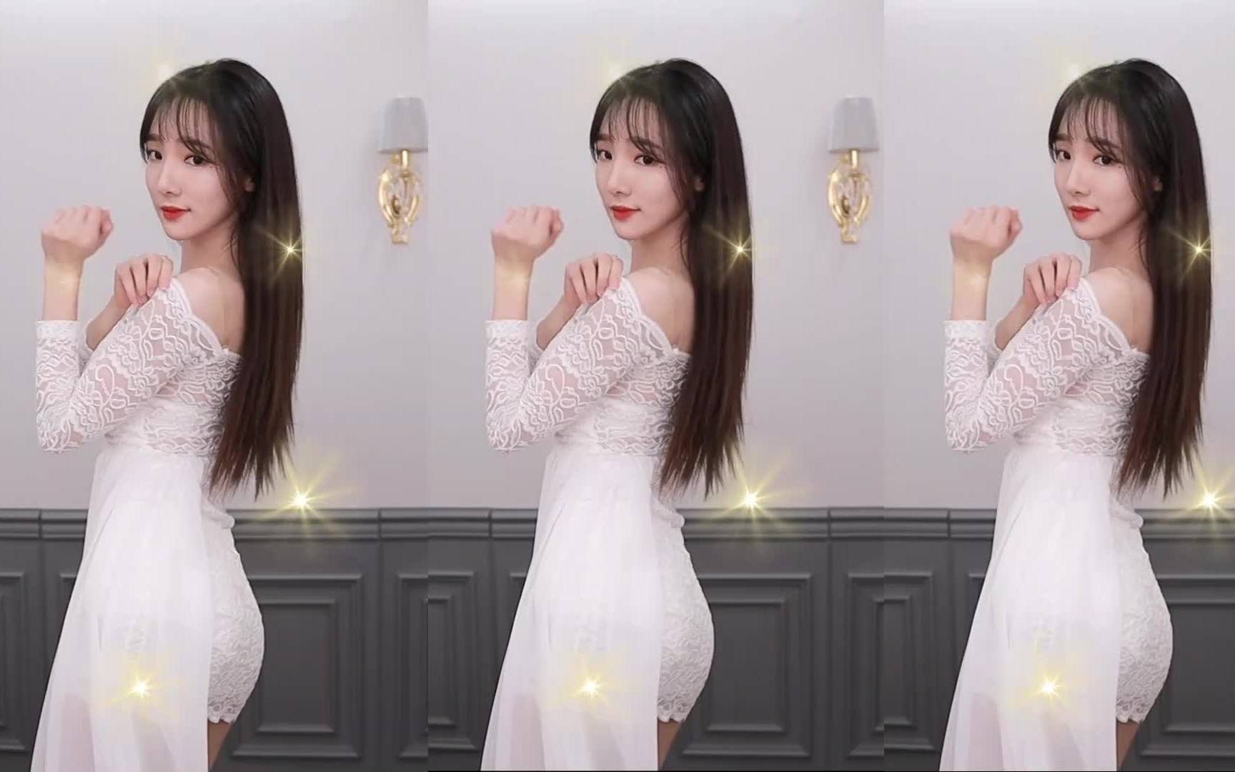 韩国女主播朱敏希直播回放跳舞剪辑201208