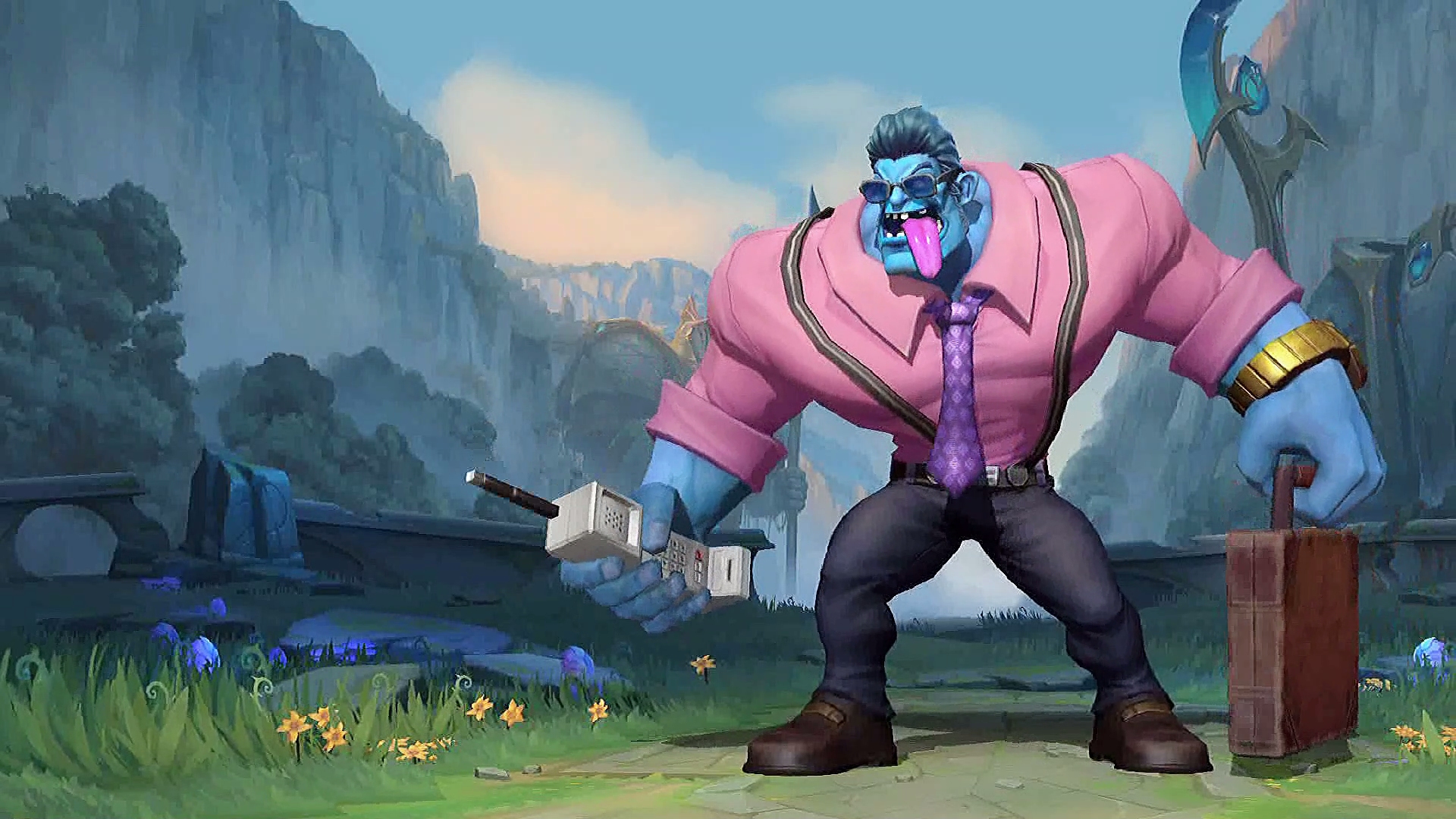 祖安狂人:蒙多医生帅气总裁皮肤想去哪就去哪