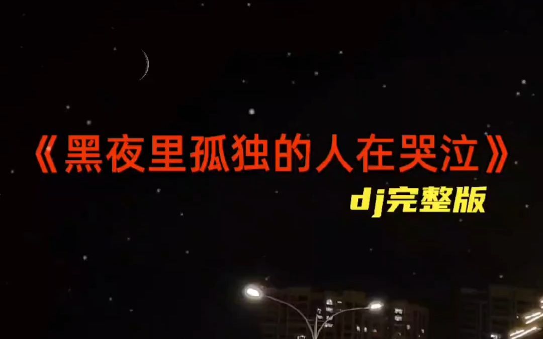 [图]今日音乐分享 黑夜里孤独的人在哭泣 dj完整版