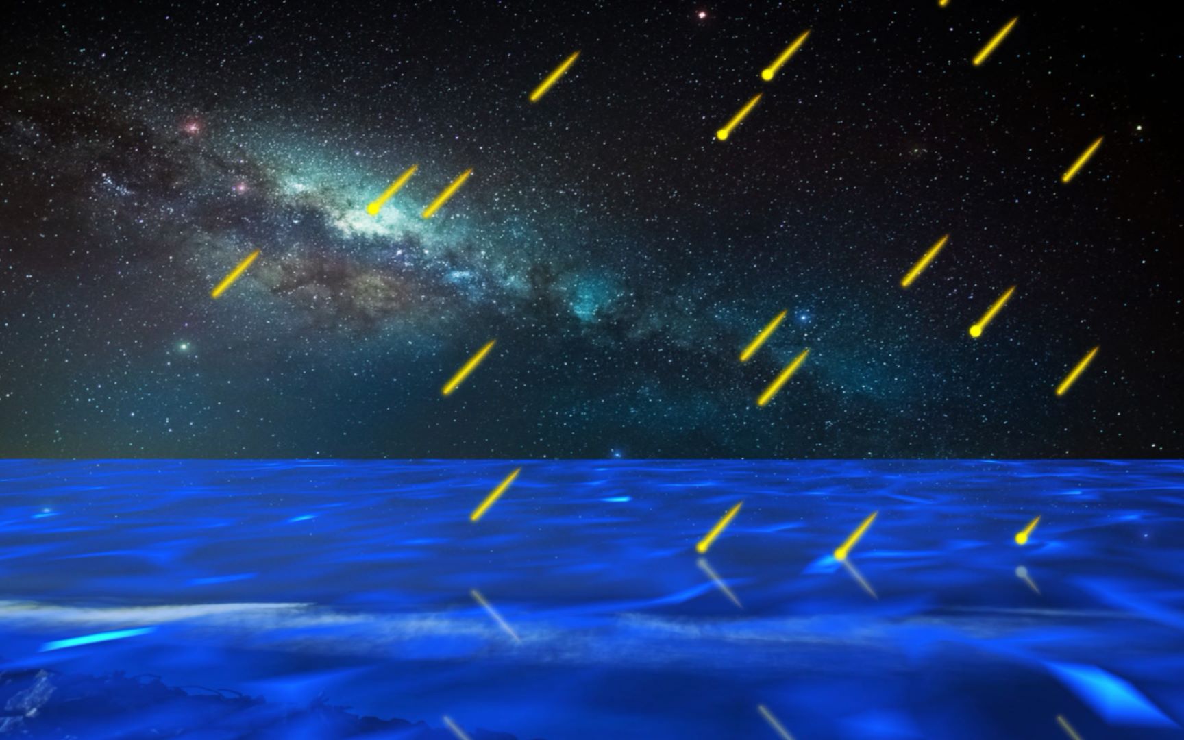 ae制作流星雨星沉大海教程