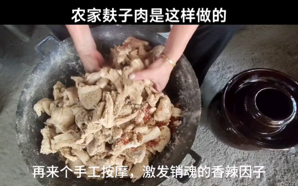 农家传统美食麸子肉好吃极了,香而不腻,有吃过的吗?哔哩哔哩bilibili