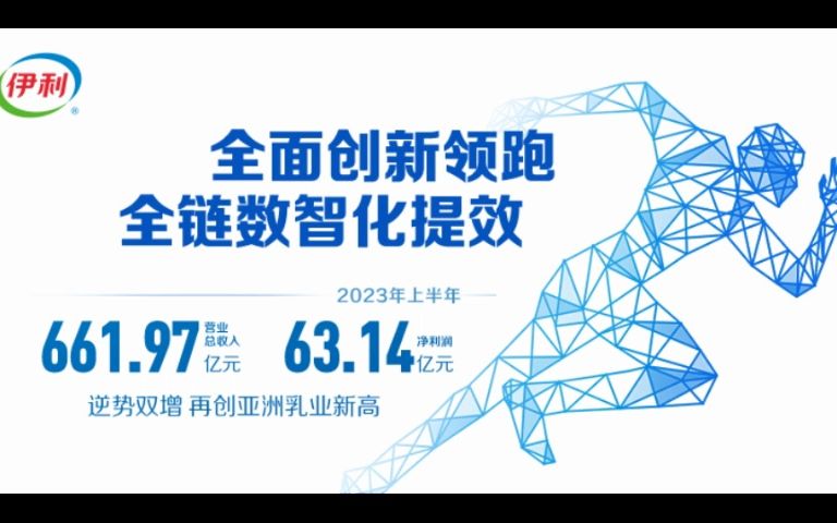 伊利股份2023年半年度业绩说明会 搞钱财经哔哩哔哩bilibili