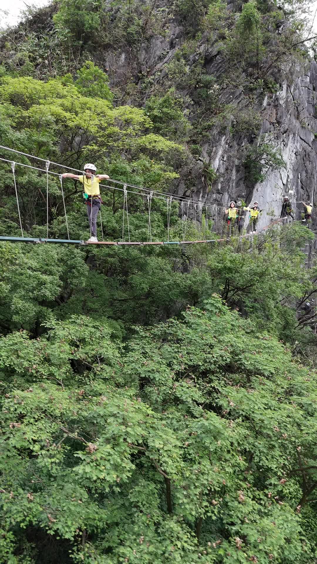 领略喀斯特地貌的飞拉达独有风光#小华山飞拉达#飞拉达#广东清远